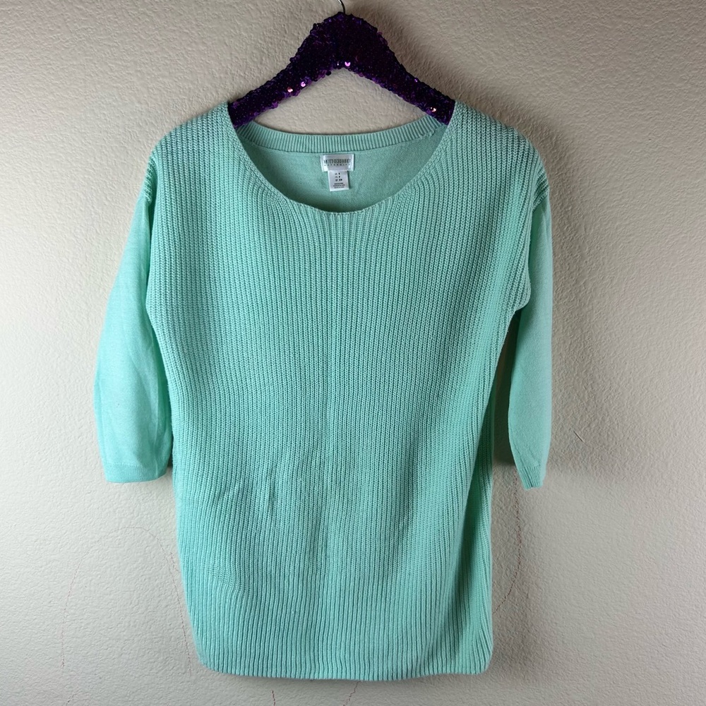 Motherhood Maternity Teal Sweater Sz Small